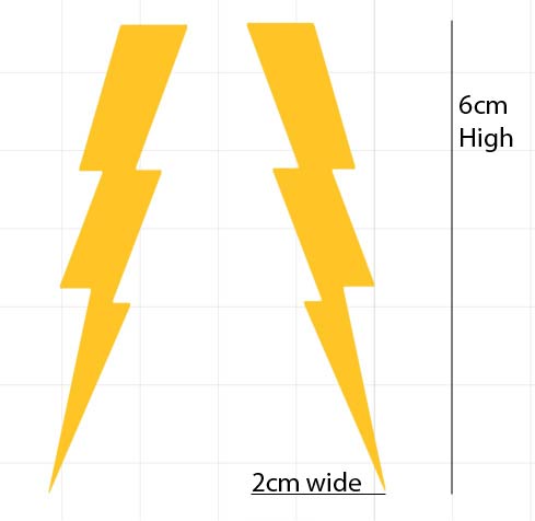 Thomas and Friends - Thomas Lightning Bolt Sticker